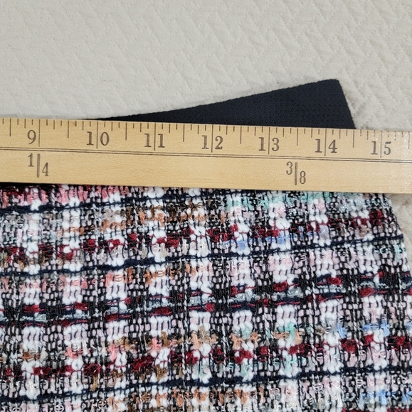 Talbots Multicolor Tweed Pencil Skirt Straight Career Size 2 - Picture 12 of 16